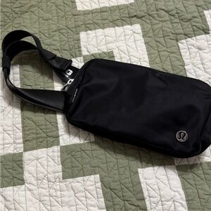 lululemon athletica Black Belt Bag! New, never used.